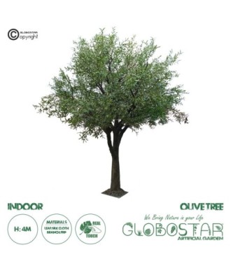 GloboStar® Artificial Garden OLIVE TREE 20161 Τεχνητό Διακοσμητικό Δέντρο Ελιά Υ400cm